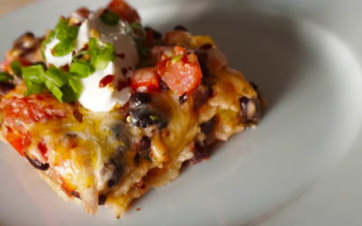 Black Bean Tortilla Casserole