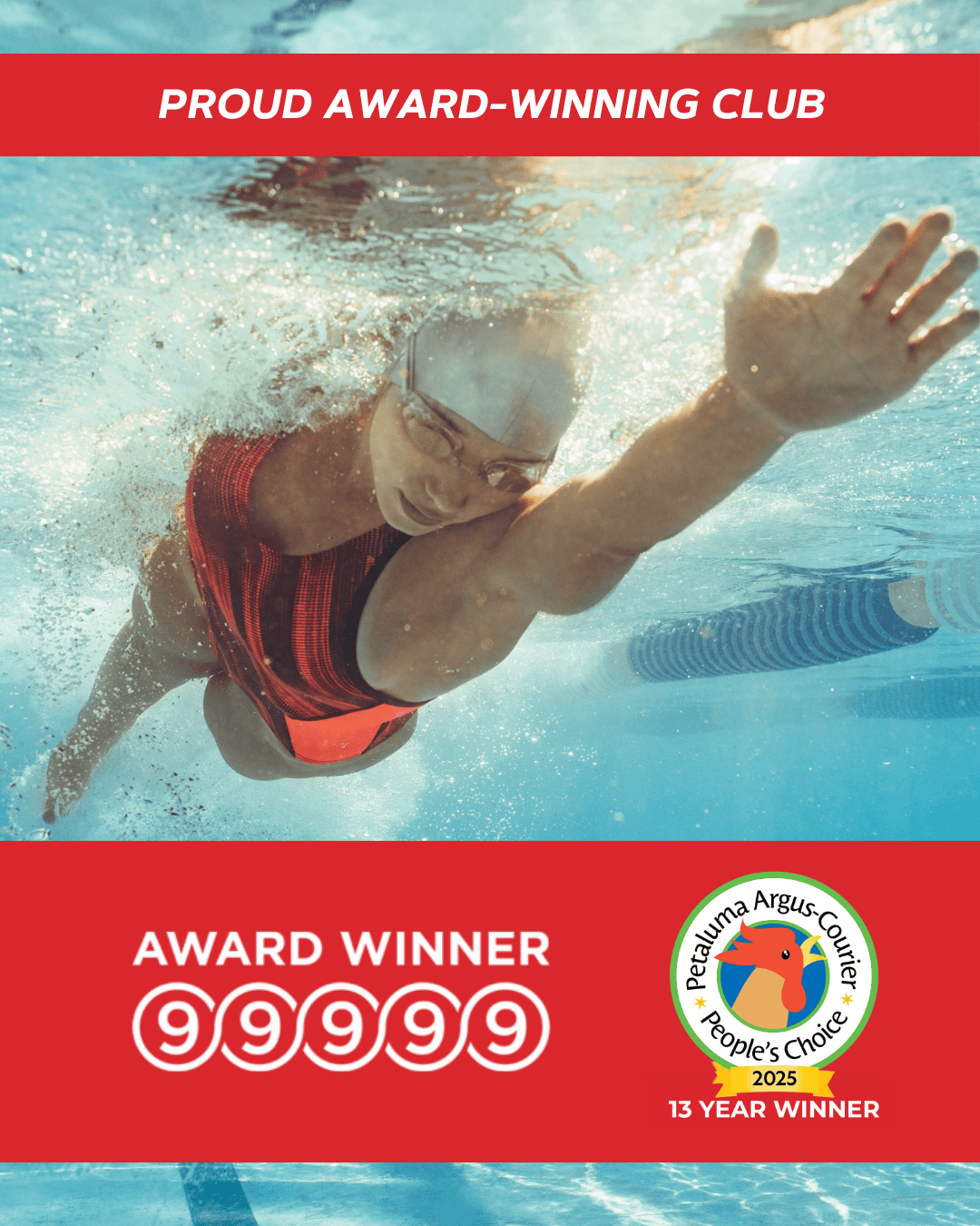 Woman Swimming at Active Wellness