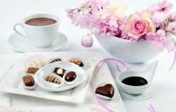 coffee,choclate,flowers